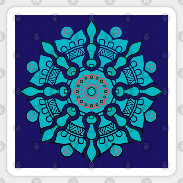 mandala graphic pattern Sticker by Eric Okore